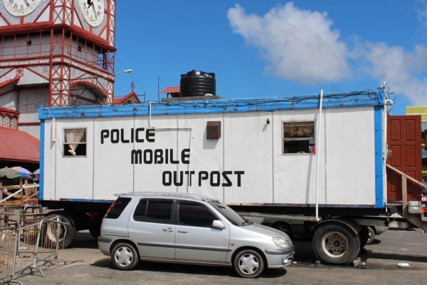 State-of-the-art police outpost--watch out would-be criminals