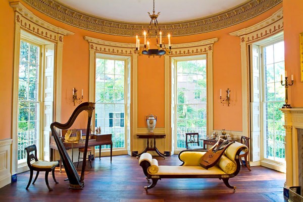 The Drawing Room featuring a harp