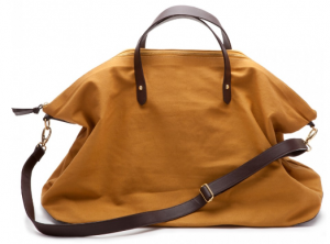 Canvas and Leather Weekender Bag from Cuyana ($120 + free shipping/returns)